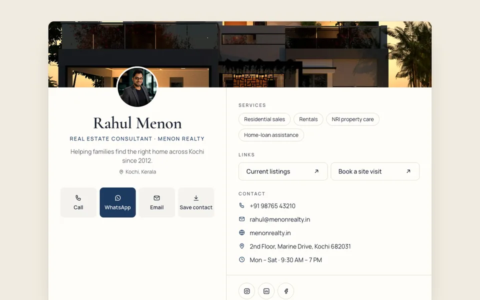 Ivory Executive theme preview